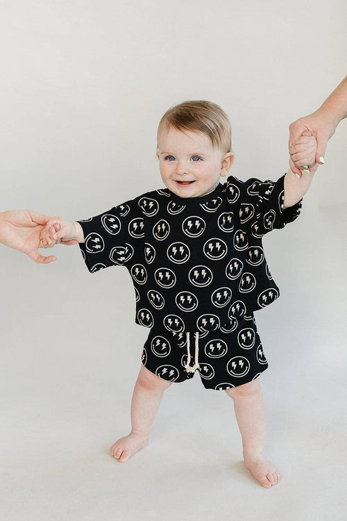 Electric Smiley- Short Set