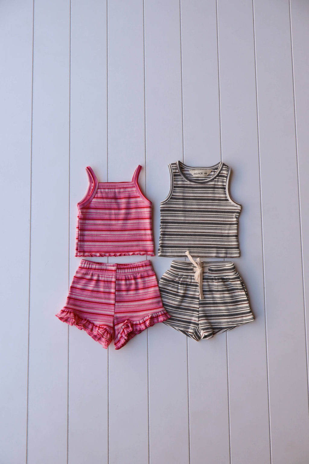 Stripe Tank Summer Sets