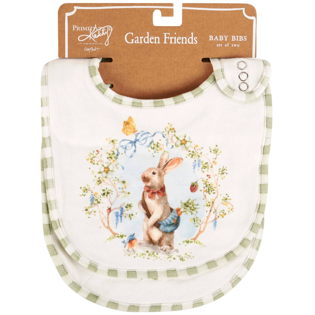 Garden Friends Bib Set