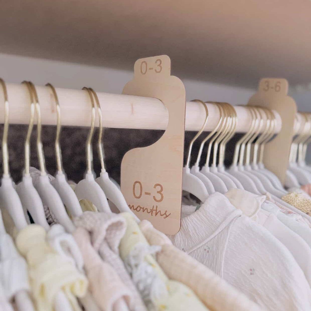 Baby Closet Size Dividers & Organizer – Newborn - 24 Months