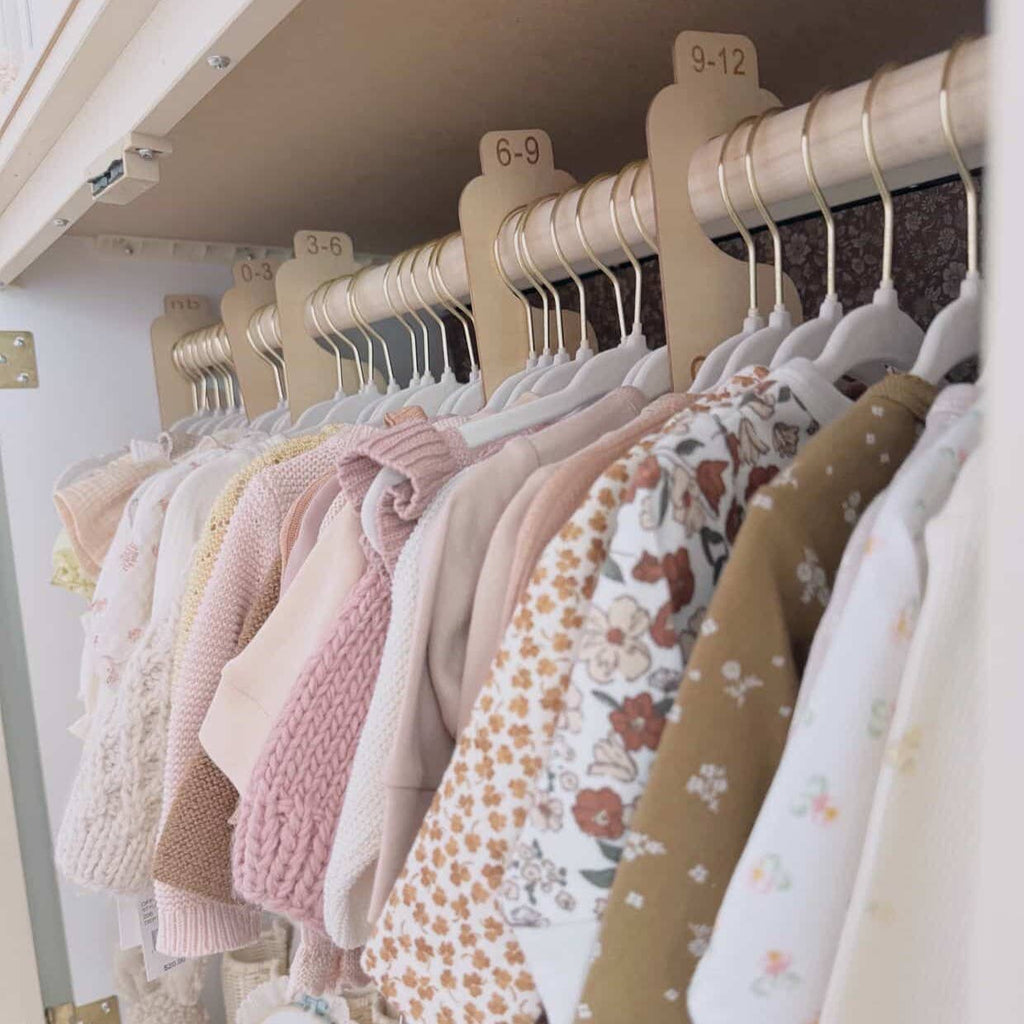 Baby Closet Size Dividers & Organizer – Newborn - 24 Months