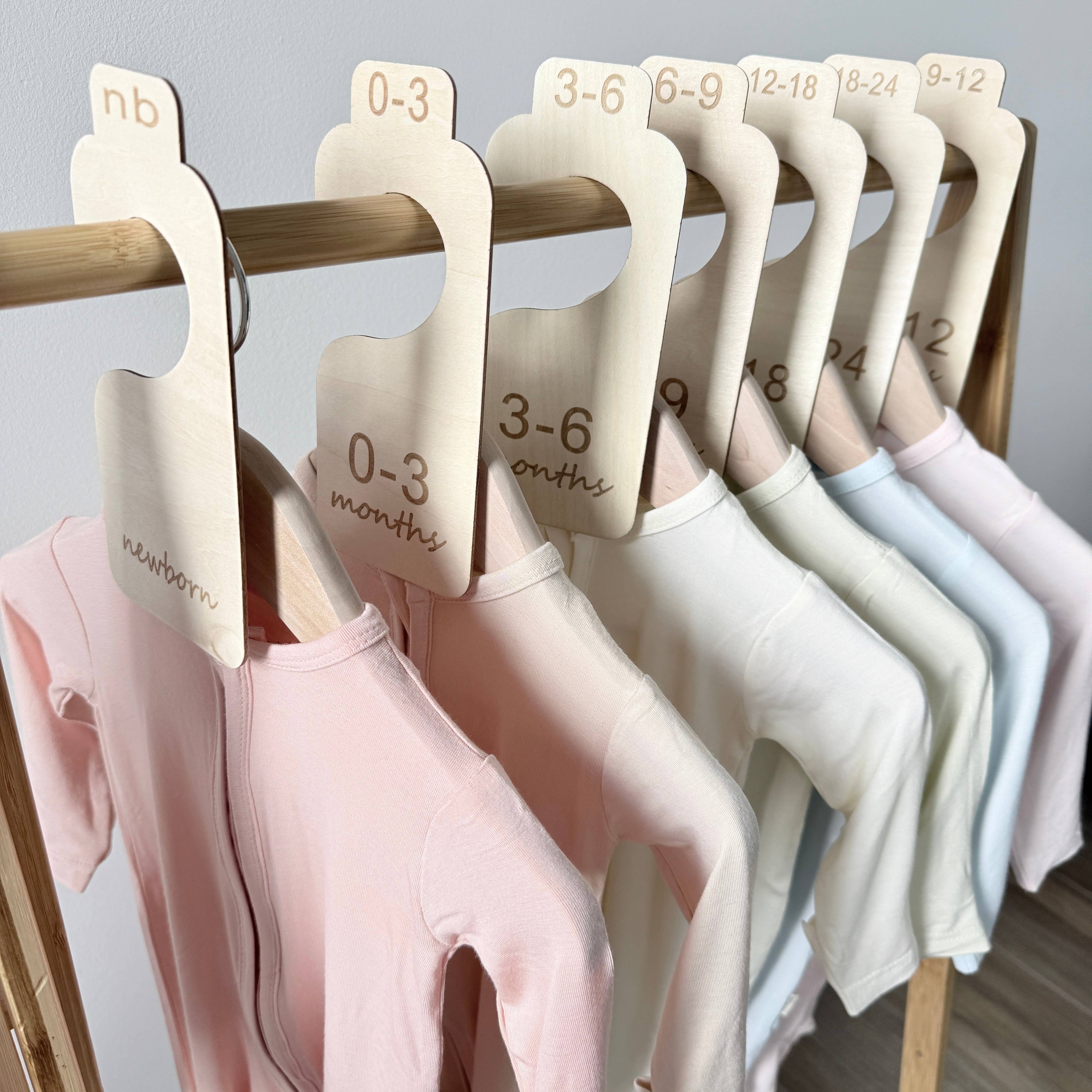 Baby Closet Size Dividers & Organizer – Newborn - 24 Months