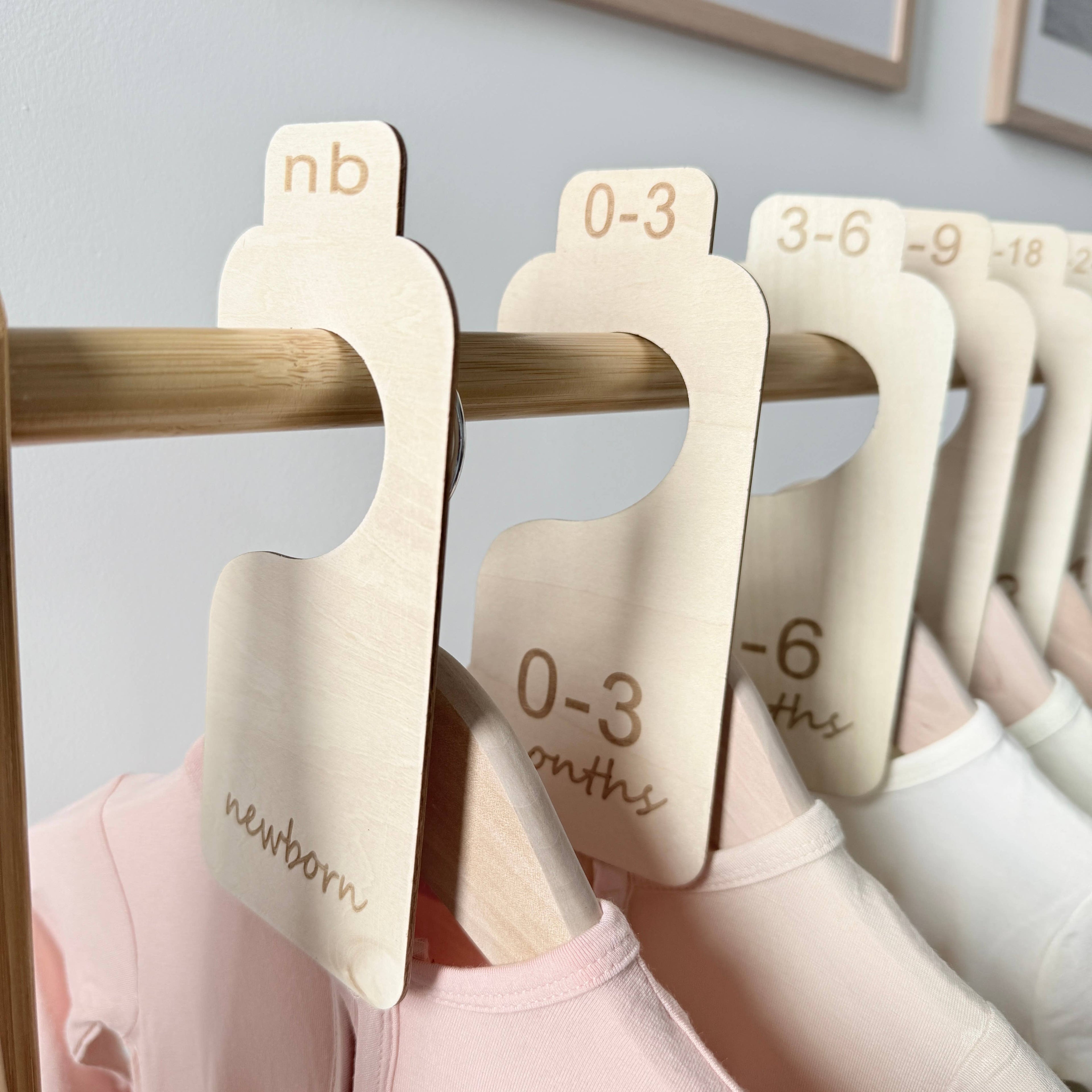 Baby Closet Size Dividers & Organizer – Newborn - 24 Months