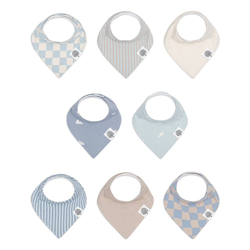 Cloud Bandana Bib Set (8 pack)