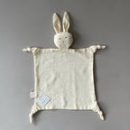 Cuddle Security Blanket Soft Muslin Cotton - Bunny (Natural)