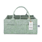 Diaper Caddy in Sage Green