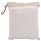 Dual-Compartment Wet/Dry Bag with Mesh Pocket (Taupe)