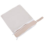 Dual-Compartment Wet/Dry Bag with Mesh Pocket (Taupe)