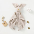 GOTS Certified Cotton Baby Security Blanket Soft Absorbent Teething Cloth