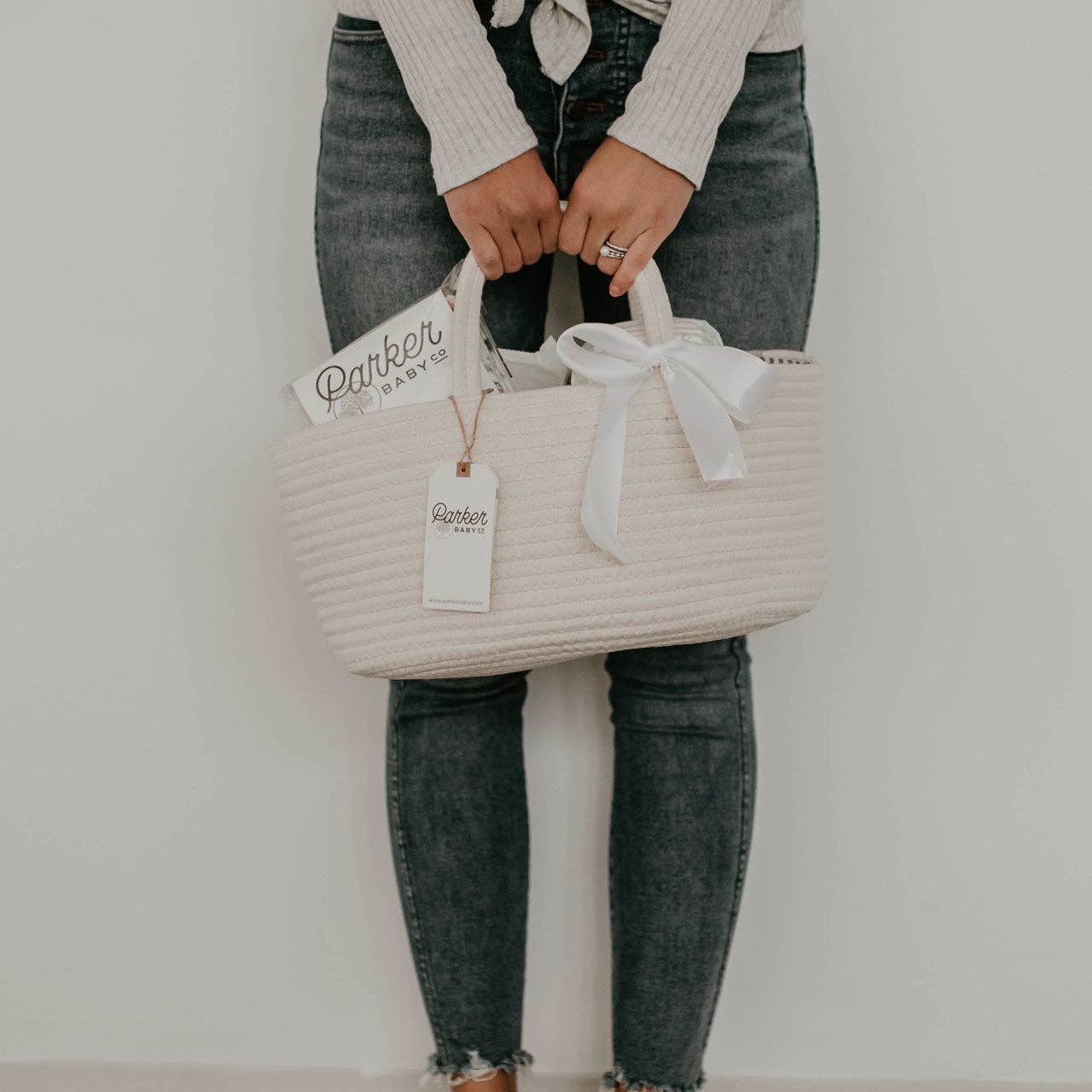 Roped Diaper Caddy