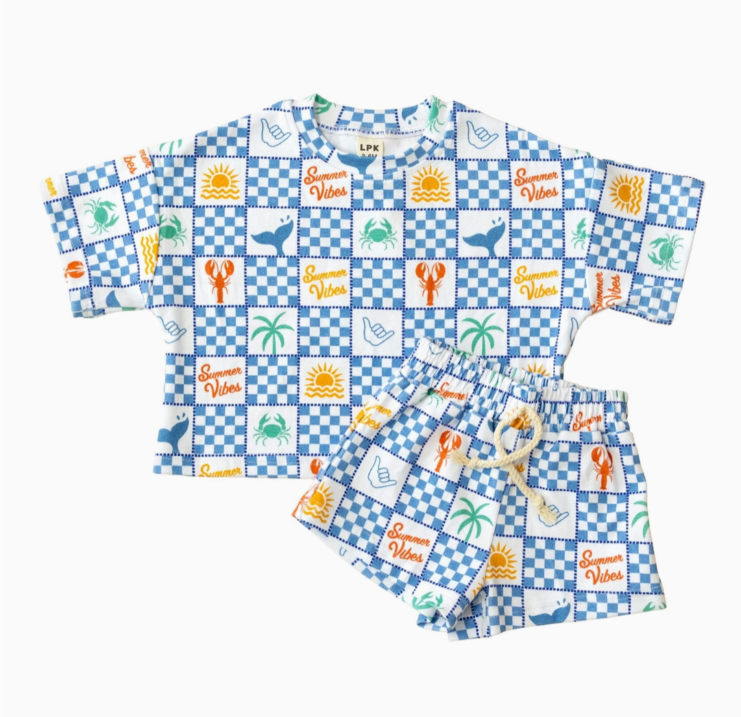 Summer Vibes- Shorts Set