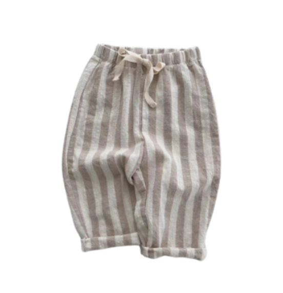 Thin Striped Comfortable Pants