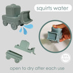 Squirt Water Bath Toy Set (Construction) Mold Free
