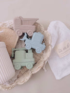 Squirt Water Bath Toy Set (Construction) Mold Free