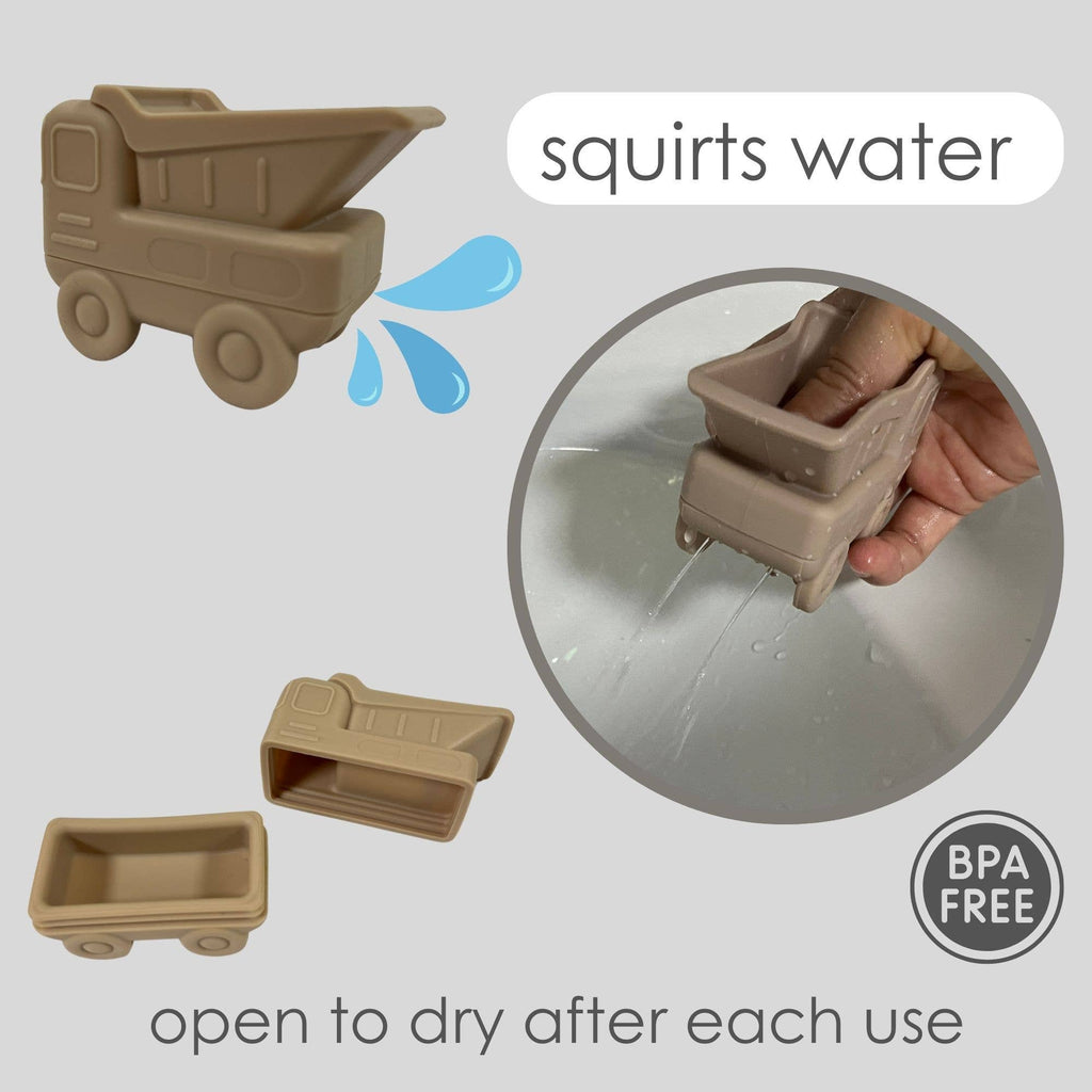 Squirt Water Bath Toy Set (Construction) Mold Free