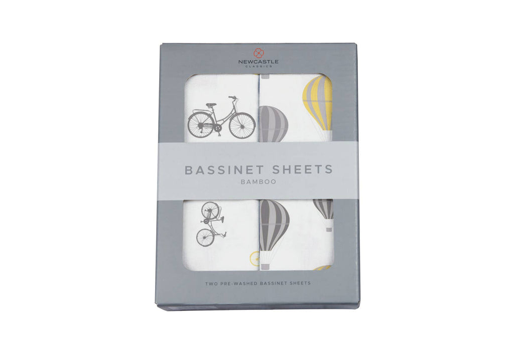 Vintage Bicycles & Hot Air Balloon Changing Pad/Bassinet