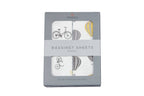 Vintage Bicycles & Hot Air Balloon Changing Pad/Bassinet