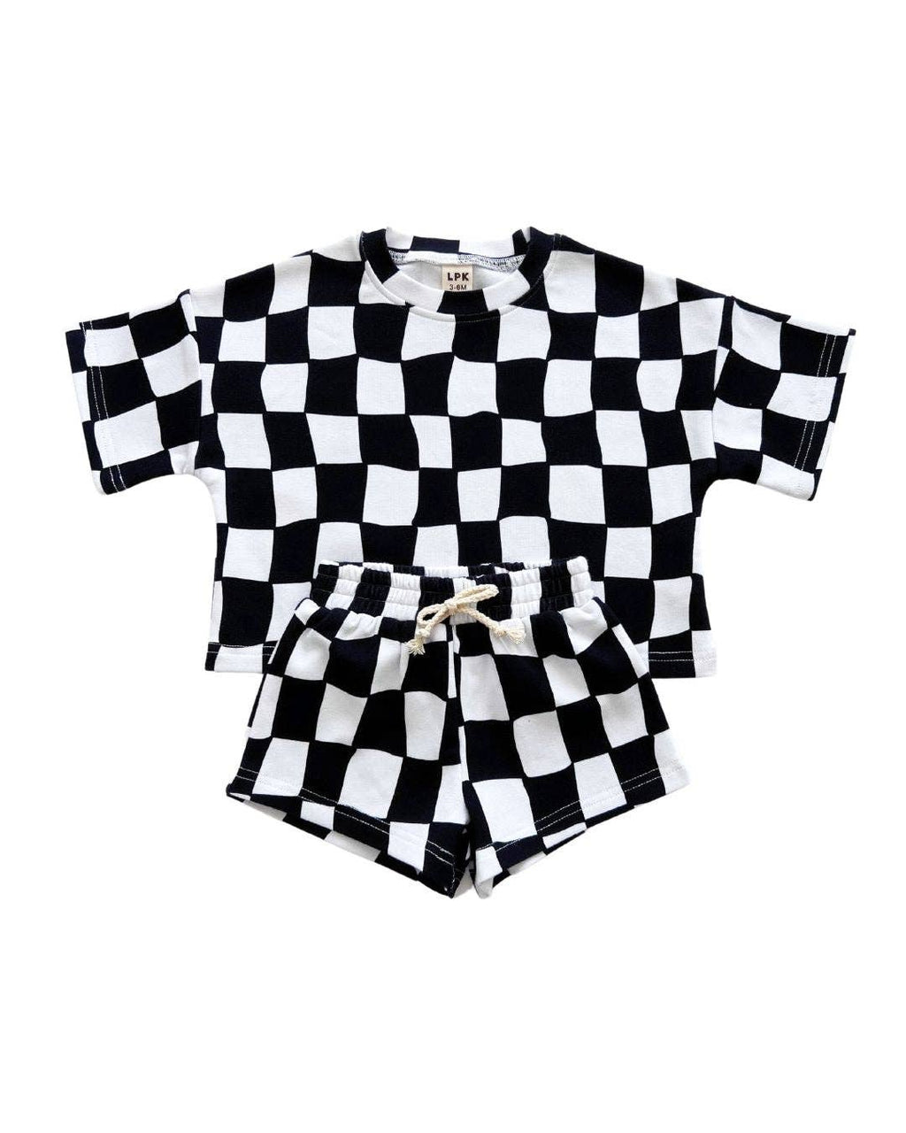 Wavy Checkered - Short Set