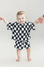 Wavy Checkered - Short Set