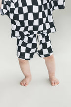 Wavy Checkered - Short Set