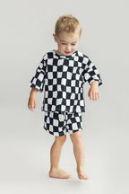 Wavy Checkered - Short Set