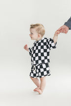 Wavy Checkered - Short Set