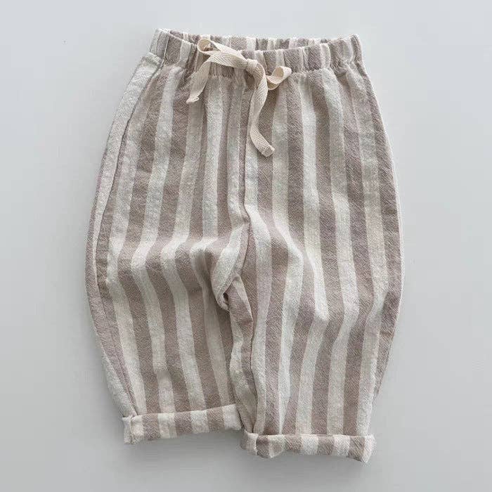 Thin Striped Comfortable Pants