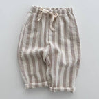 Thin Striped Comfortable Pants